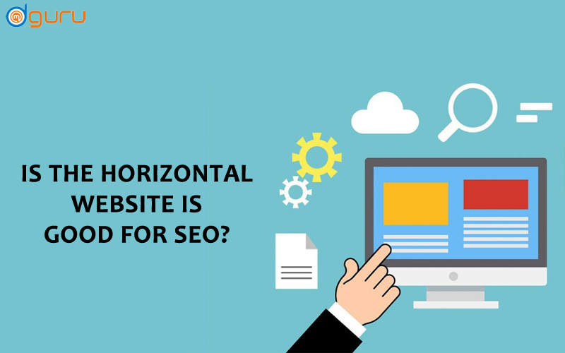 horizontal website is good for seo