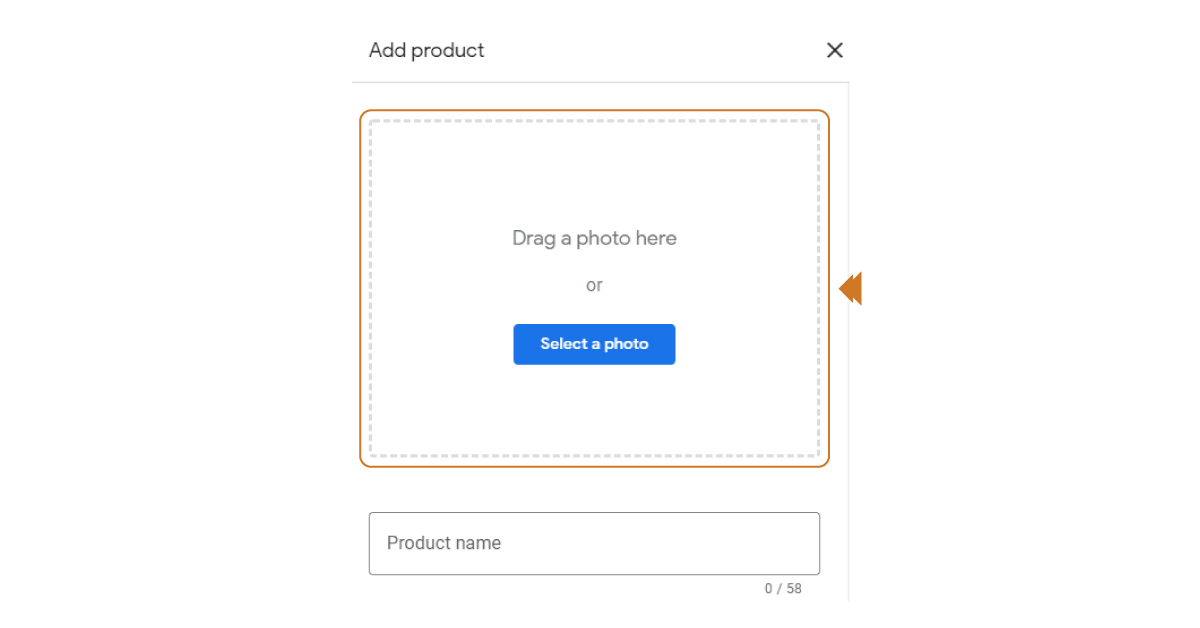 add products image in Google My Business Listing