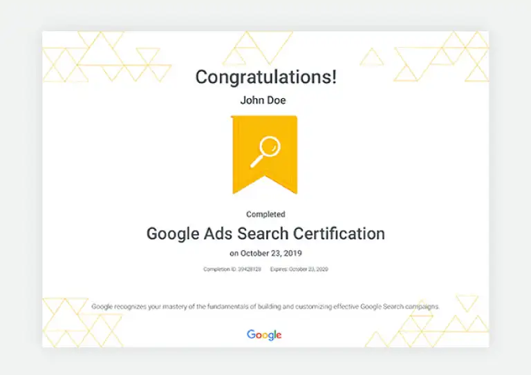Google ads Certication course