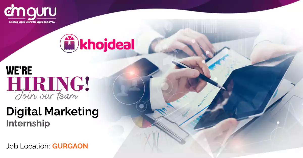 Digital Marketing Internship At Khojdeal In Udyog Vihar Gurgaon