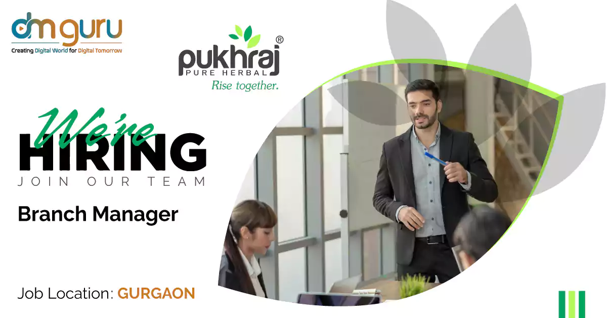 Assistant Branch Manager Jobs at Pukhraj Health Care in Gurgaon