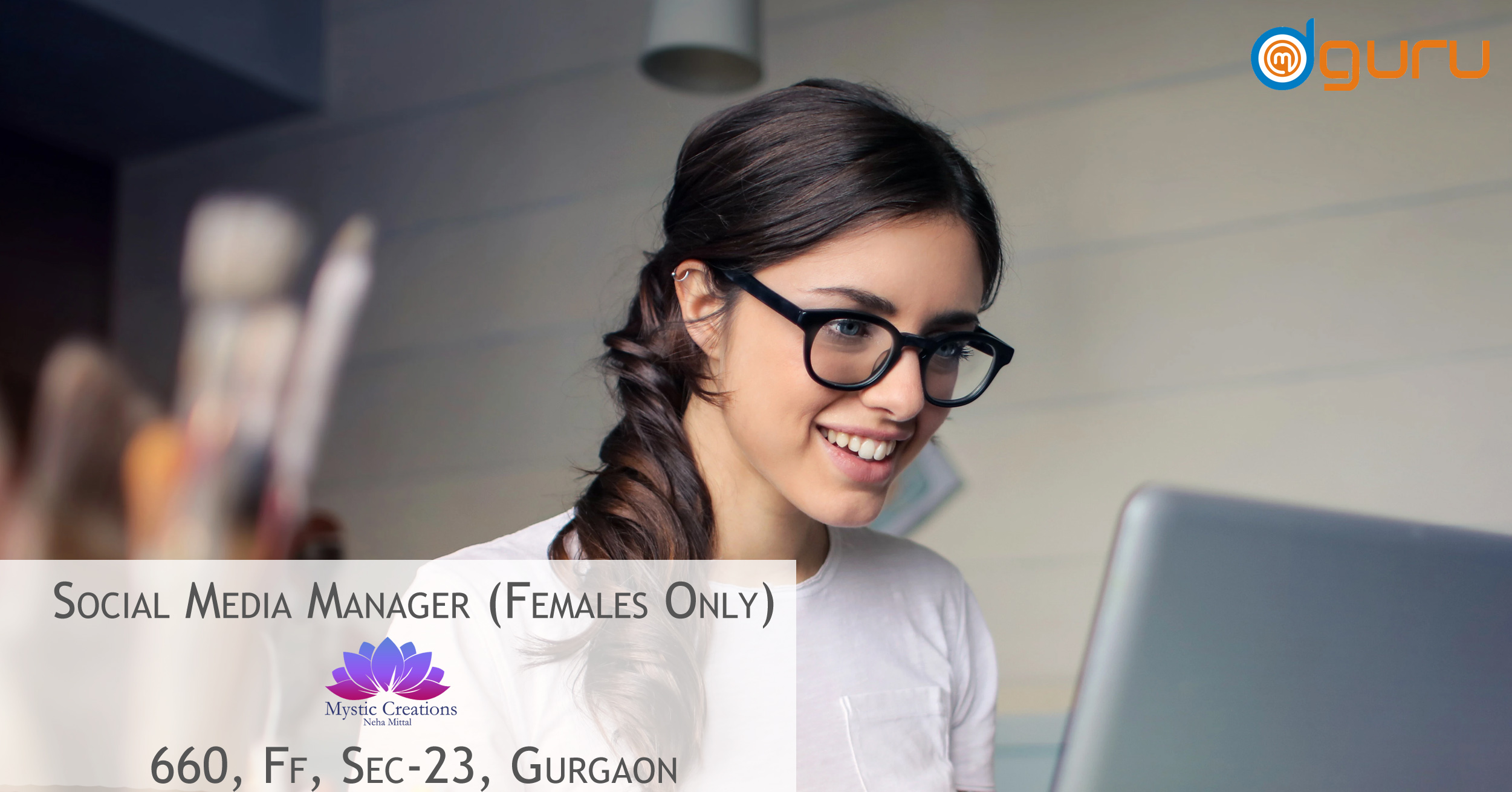Social Media Manager Job Vacancy Gurugram