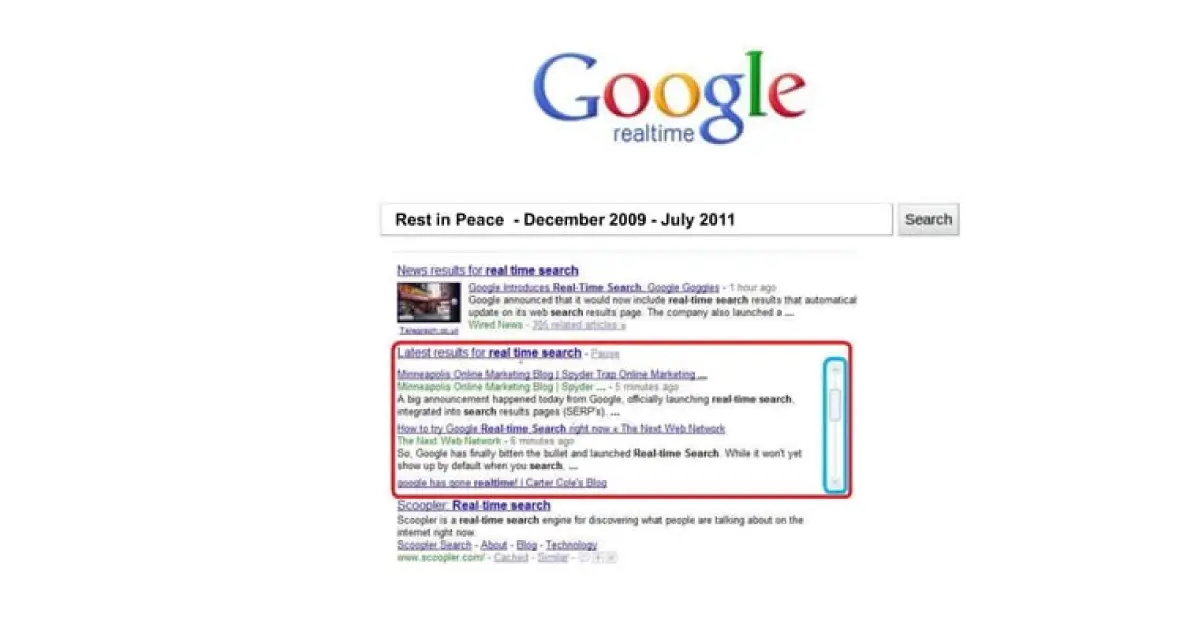 2009 Google Updates
