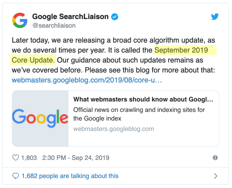 google september update