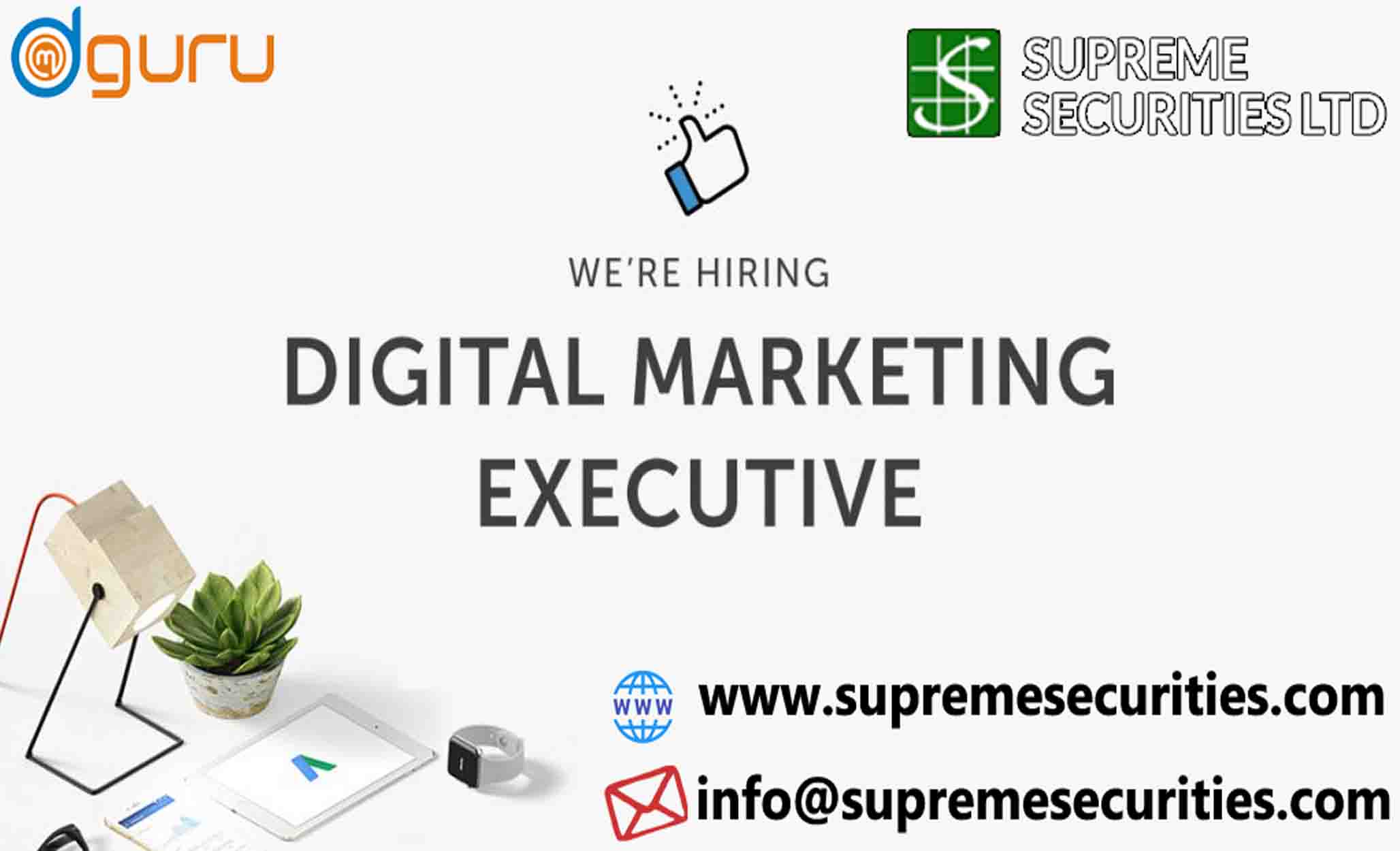 Digital Marketer Job at Supreme Securities LTD Delhi, India