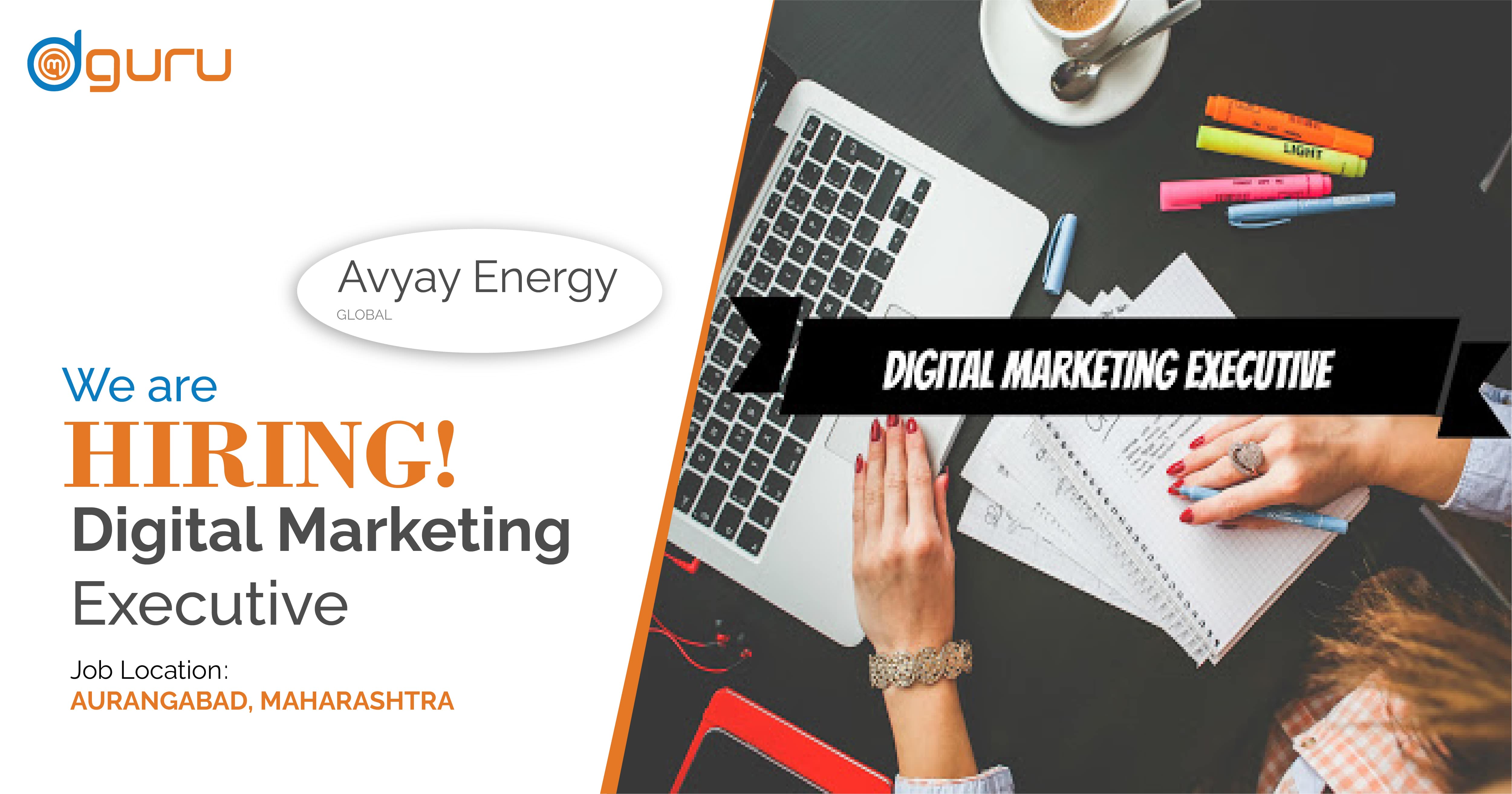 Digital Marketing Executive at Avyay Energy Aurangabad