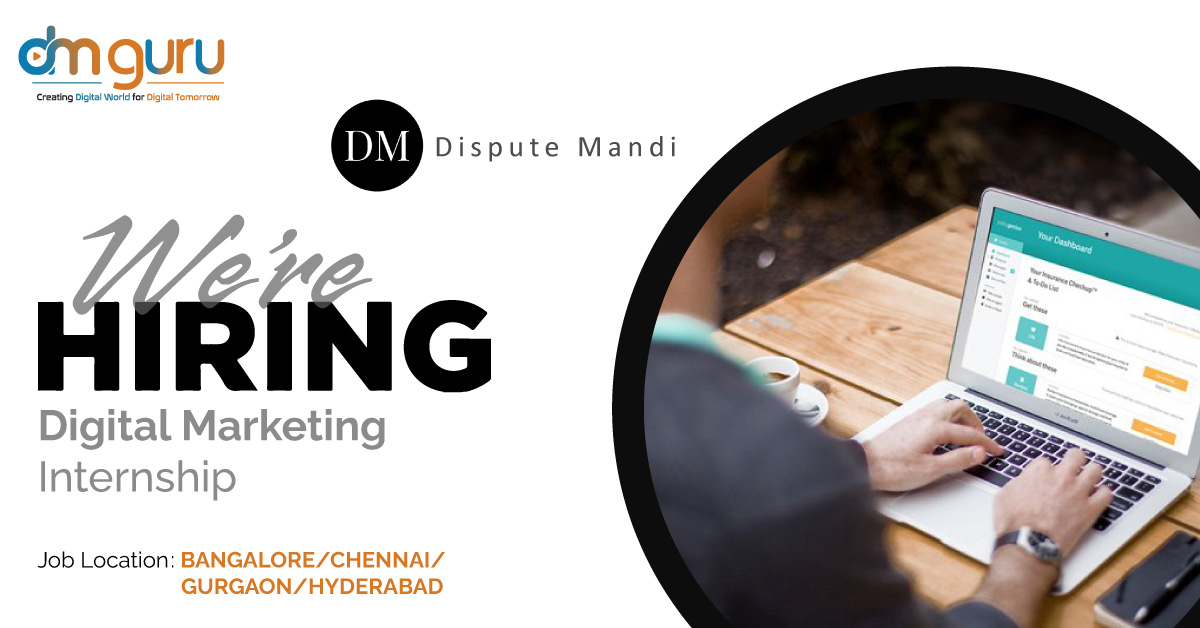 Digital Marketing Internship Vacancy at Dispute Mandi