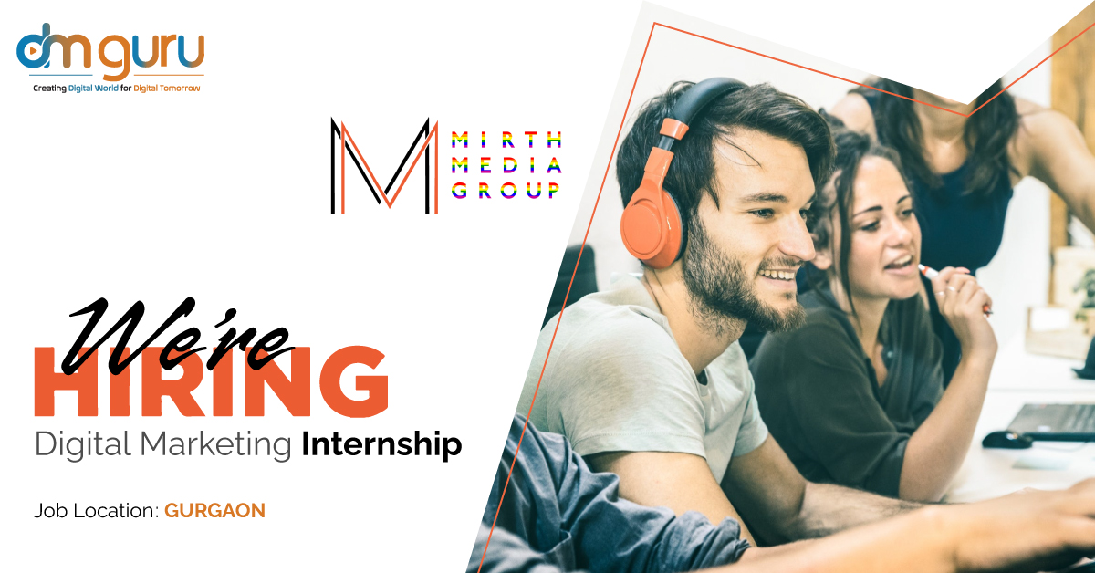 Digital Marketing Internship at Mirth Media Group Gurgaon