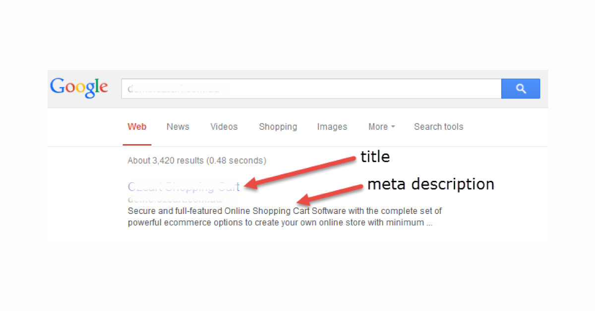 Create a Meta Title Tag and a Meta Description for your website
